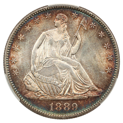 1889 50C CACG MS66+ ex: D.L. Hansen - Liberty Seated Half Dollar