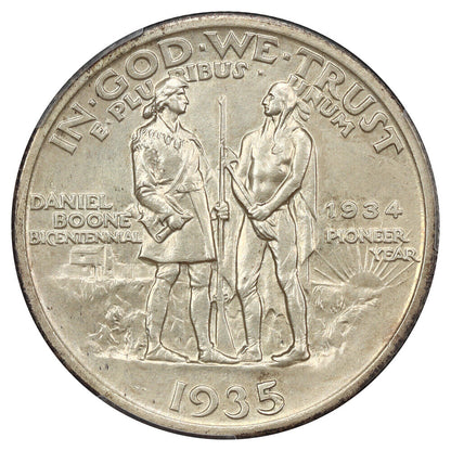 1935/34 50C Boone CACG MS65 - Classic Silver Commemorative