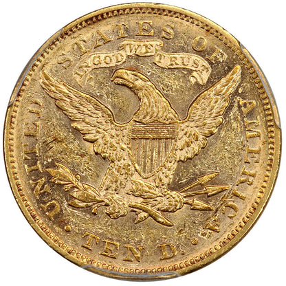 1868 $10 PCGS MS60 ex: D.L. Hansen