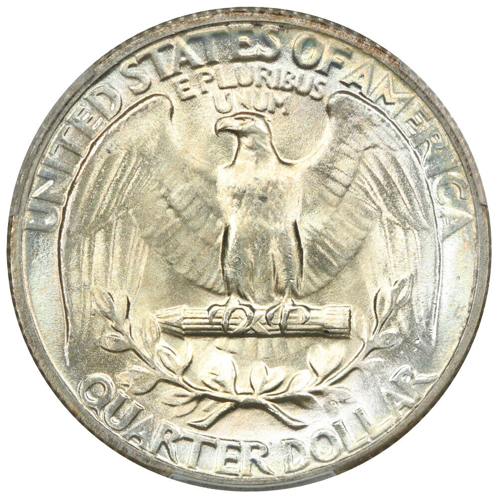 1934 25C PCGS MS67 (Light Motto) ex: D.L. Hansen - Washington Quarter