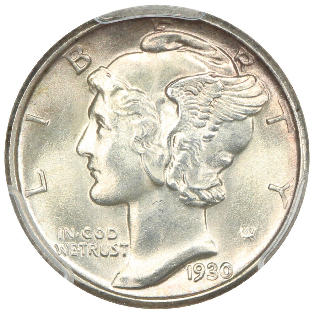 1930 10C PCGS MS66FB - Mercury Dime