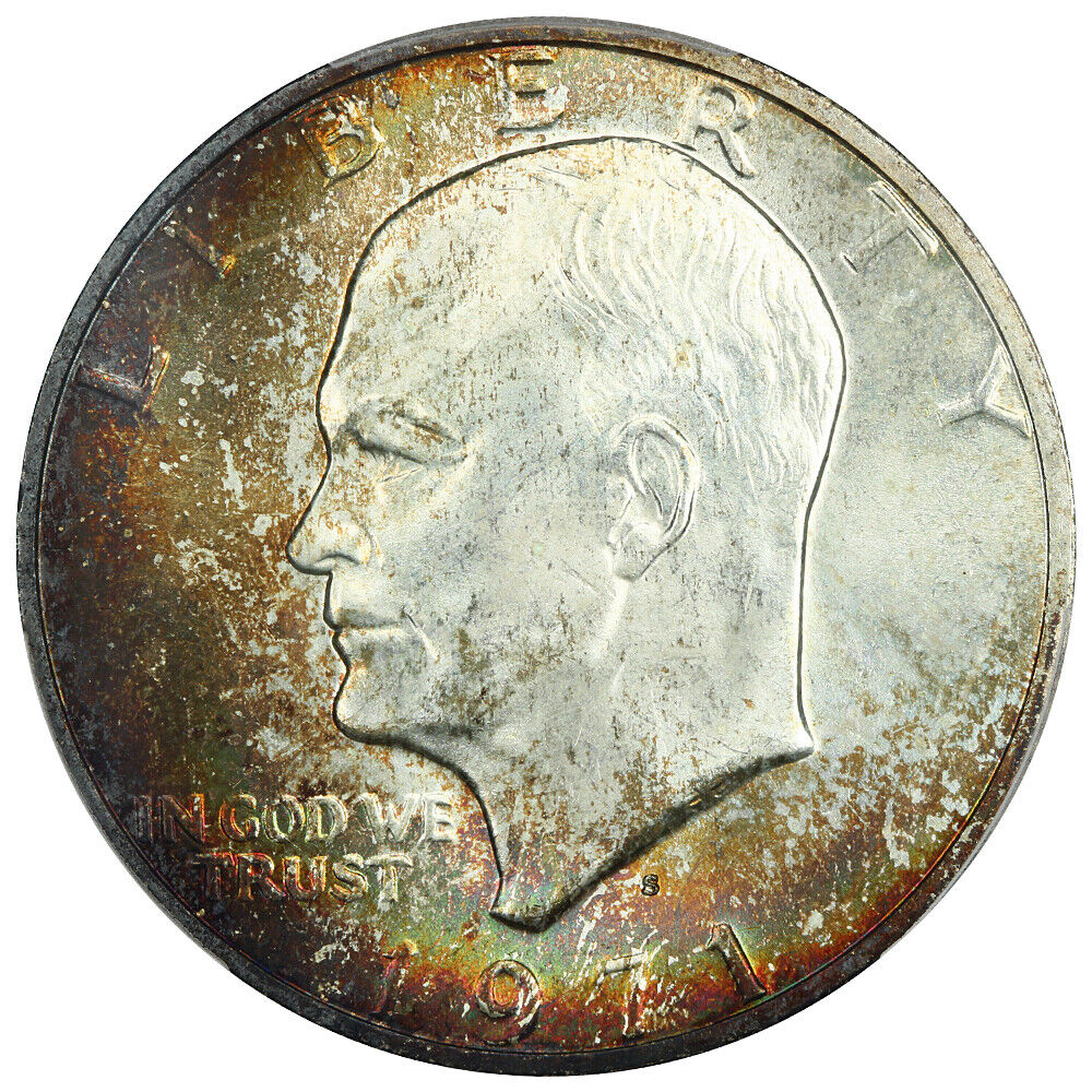 1971-S $1 PCGS MS67+ (Silver) ex: D.L. Hansen