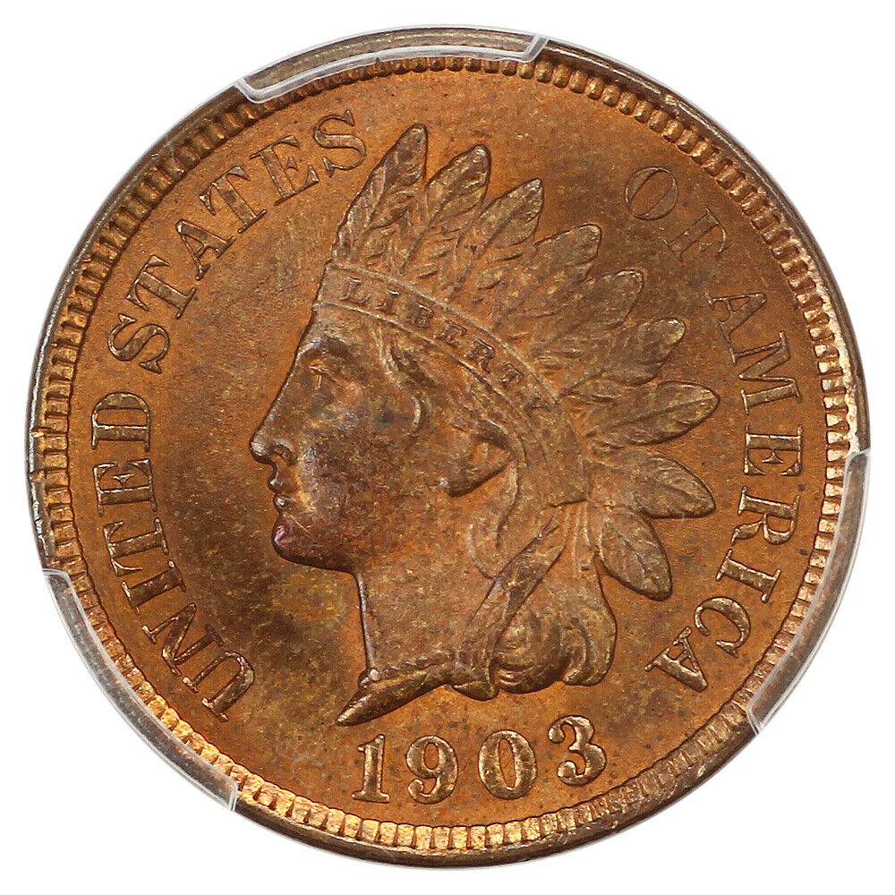 1903 1C PCGS MS64RB - Indian Cent