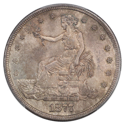 1877-S Trade $1 PCGS/CAC MS65+