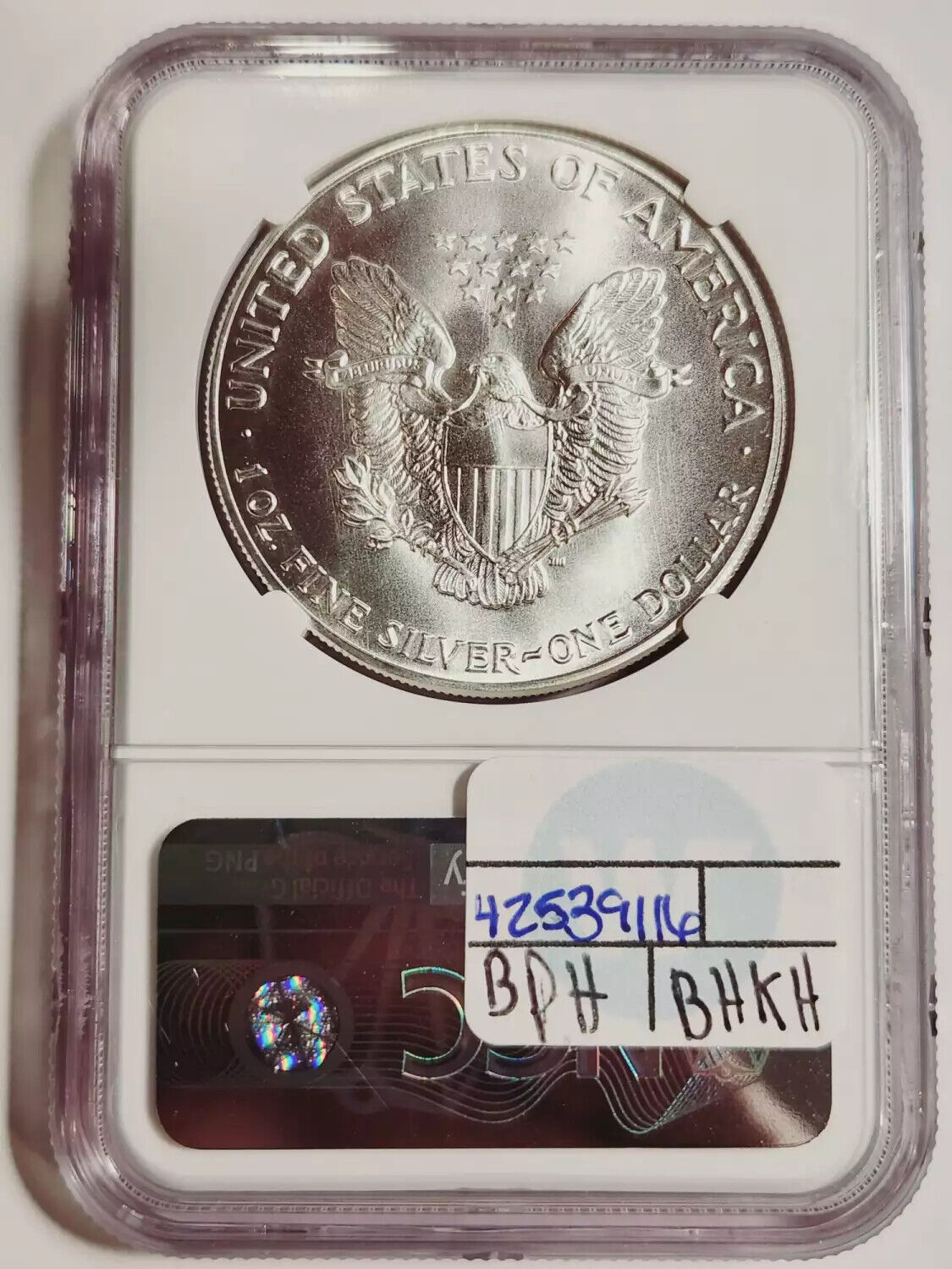 1986 Silver Eagles NGC MS-70