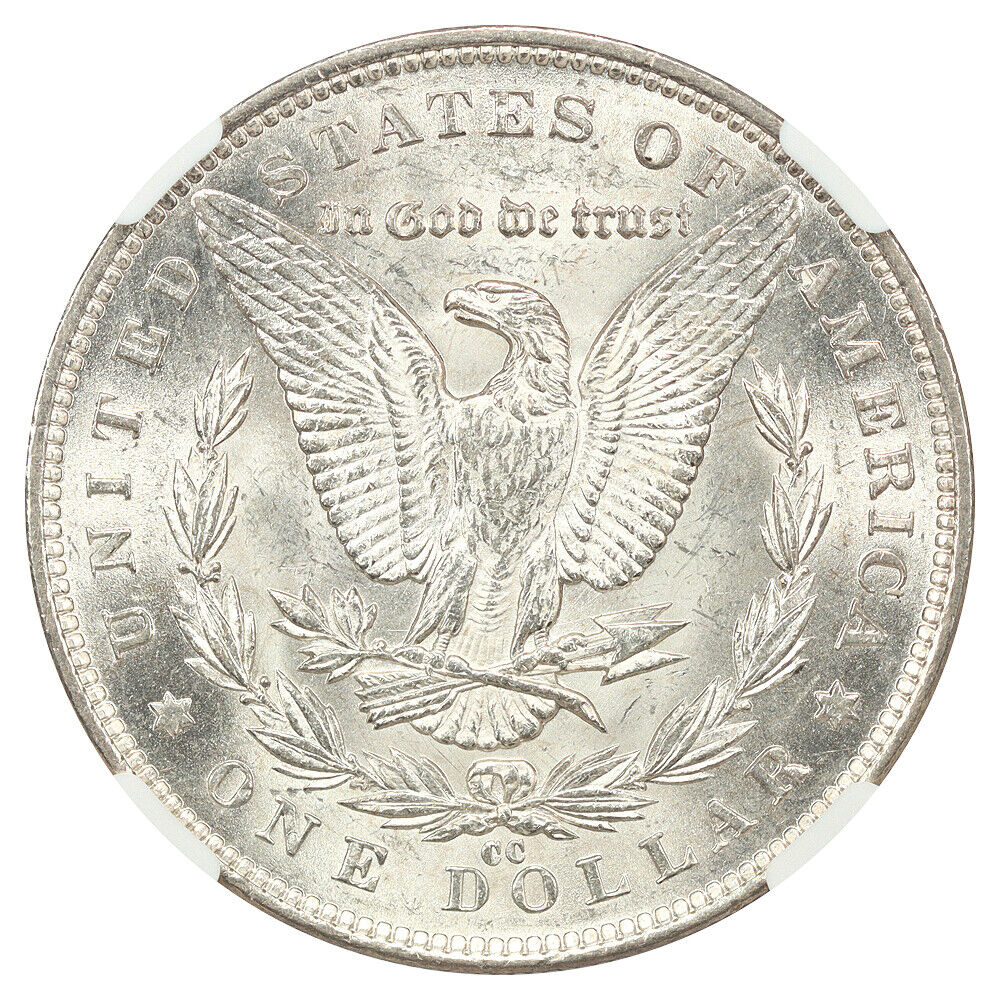 1891-CC $1 NGC MS63 (VAM-3, Spitting Eagle) - Morgan Dollar