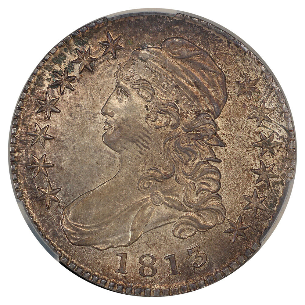 1813 50C CACG MS62 ex: D.L. Hansen - Capped Bust Half Dollar