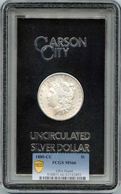 1880-CC $1 Morgan Dollar GSA Hoard PCGS MS66