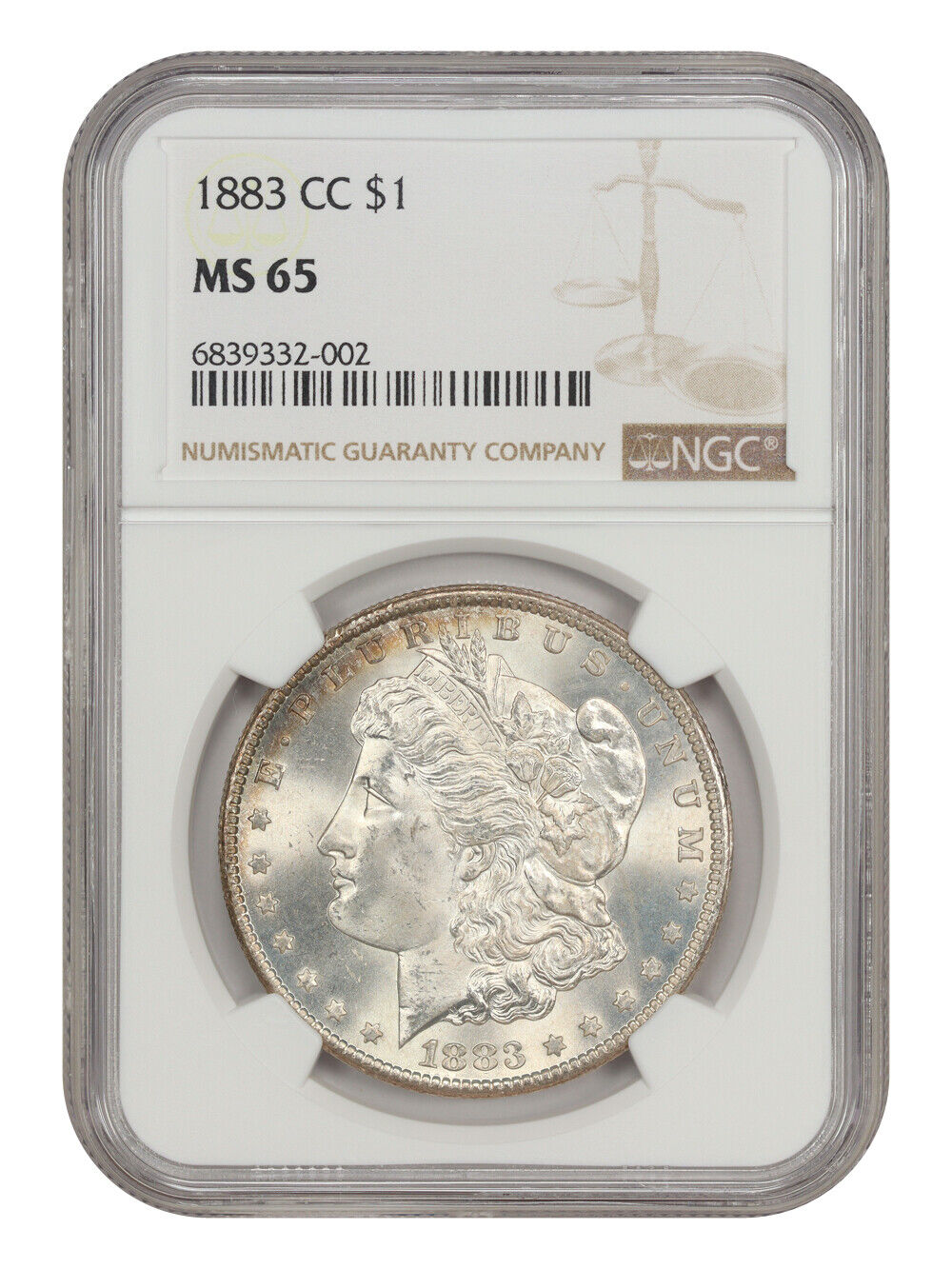 1883-CC $1 NGC MS65 - Morgan Dollar