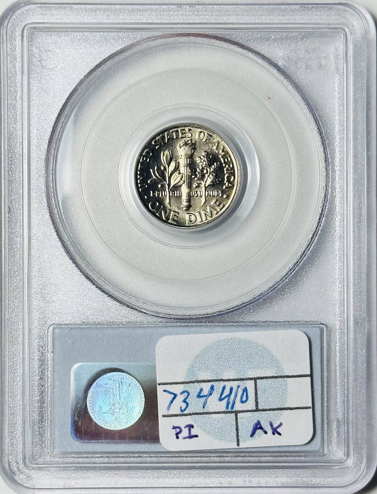 1996 W Dimes Roosevelt PCGS MS-67