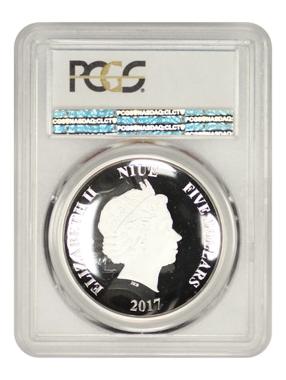 Niue: 2017 $5 Star Wars Han Solo PCGS PR69DCAM (UHR, First Day of Issue) - Other