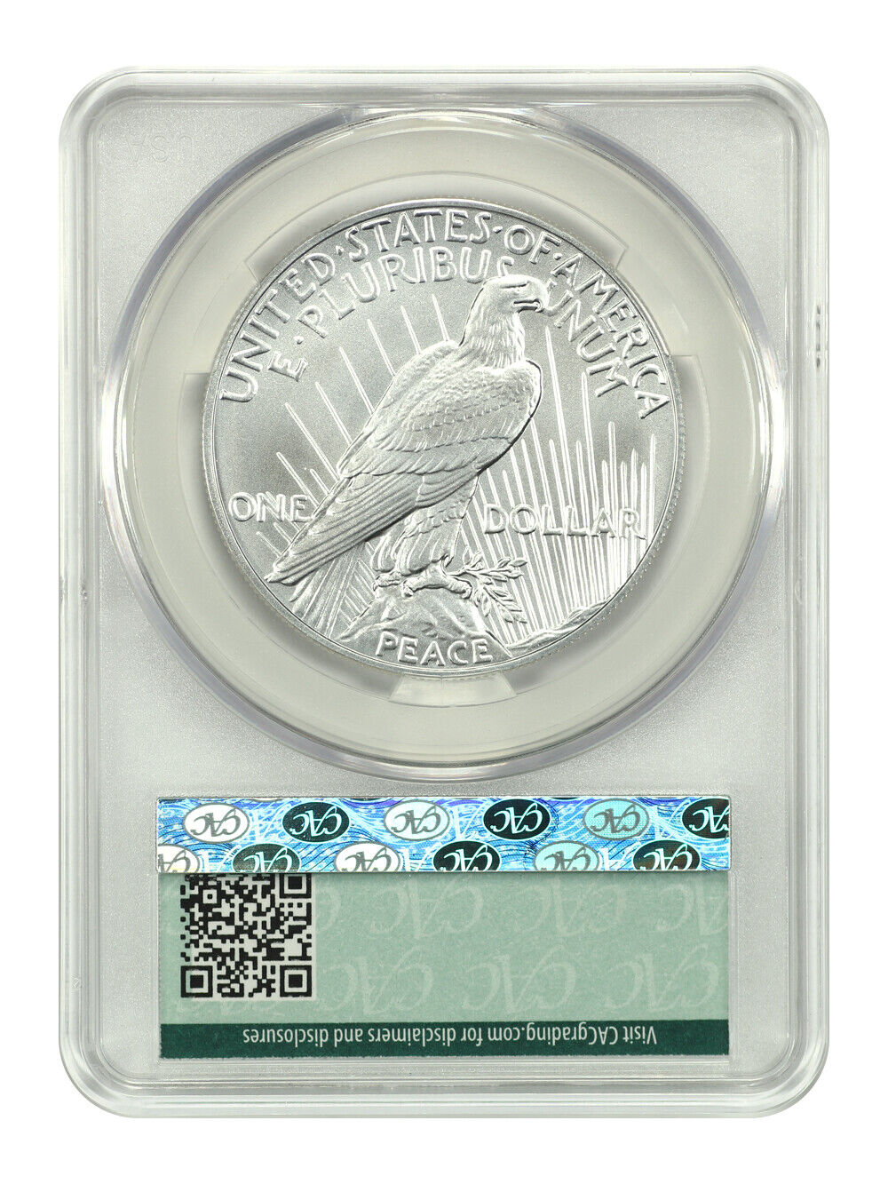 2023 $1 Peace Dollar CACG MS70