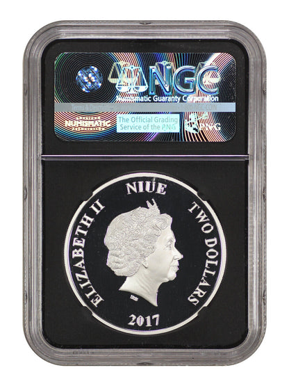 Niue: 2017 Star Wars Obi-Wan $2 NGC Proof 69 UCAM (One of First 1000 Struck)