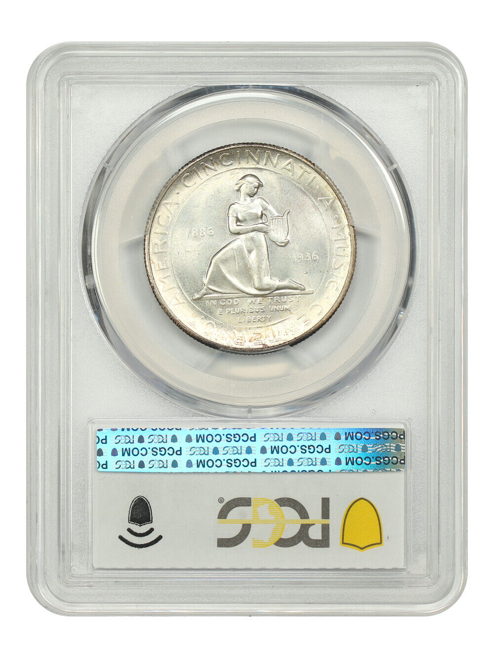 1936-S 50C Cincinnati PCGS MS66 - Classic Silver Commemorative