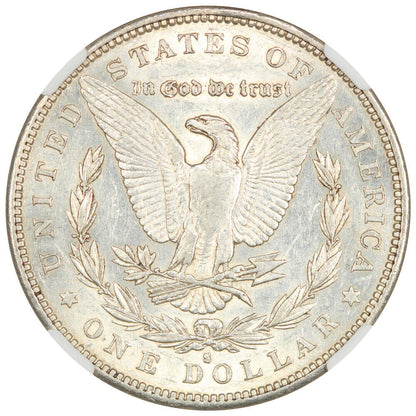 1884-S $1 NGC AU50