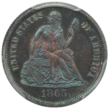 1865 10C PCGS PR66 ex: D.L. Hansen