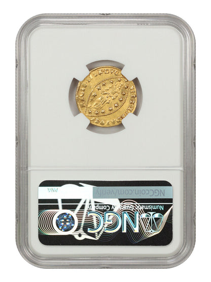 Venice: (1789-97) Zecch NGC UNC Details (Ludovico Manin, Cleaned)