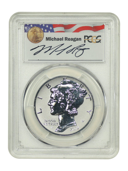 2019-W $25 Palladium PCGS PR70 (Reverse Proof, First Day of Issue, Reagan Legacy