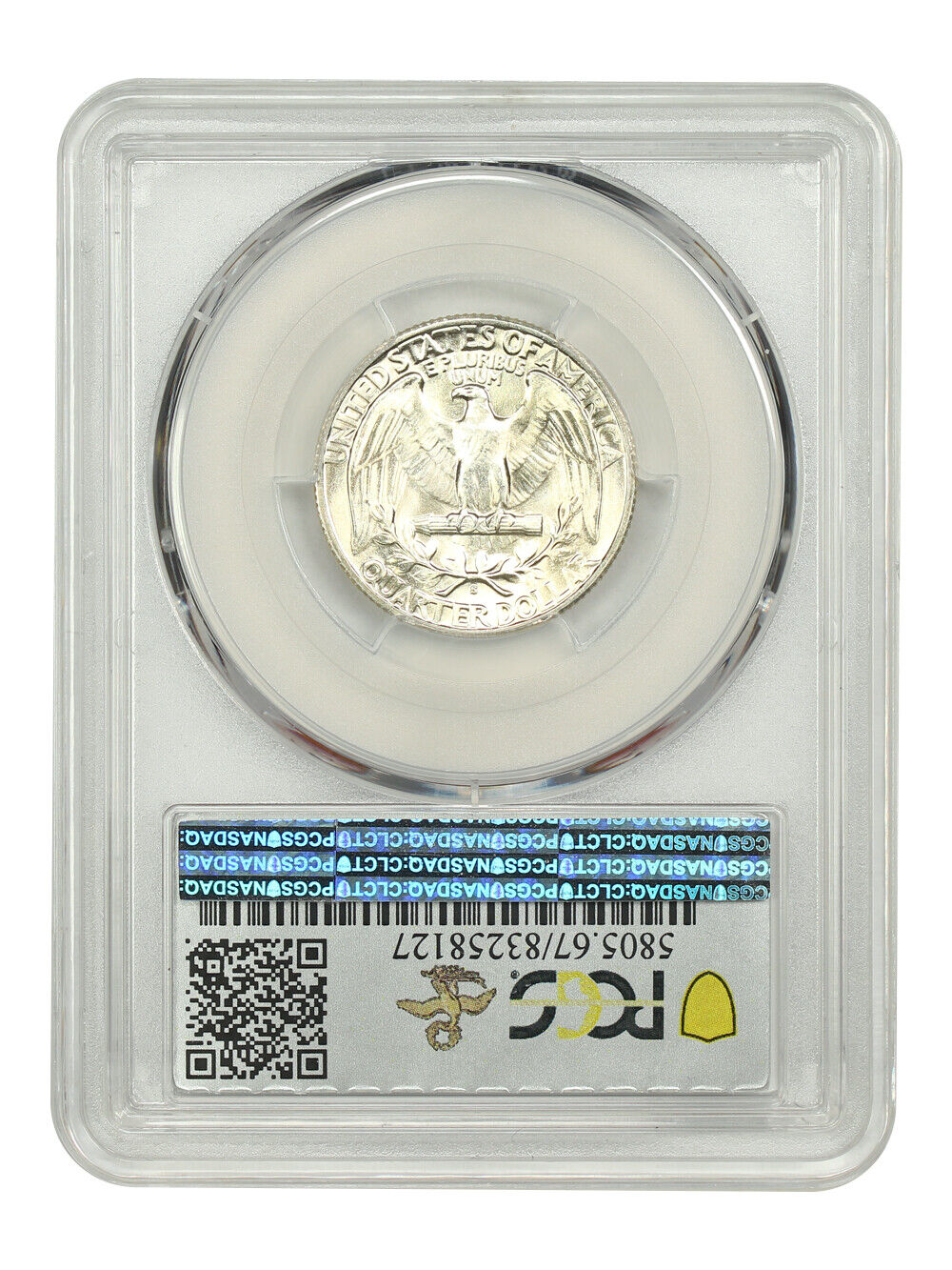 1937-S 25C PCGS MS67 ex: D.L. Hansen - Washington Quarter - Registry Quality