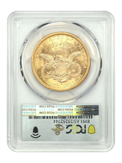 1879-S $20 PCGS MS63 ex: D.L. Hansen