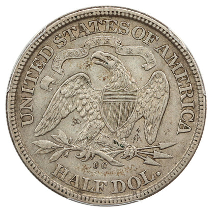 1872-CC 50C PCGS XF45 ex: D.L. Hansen