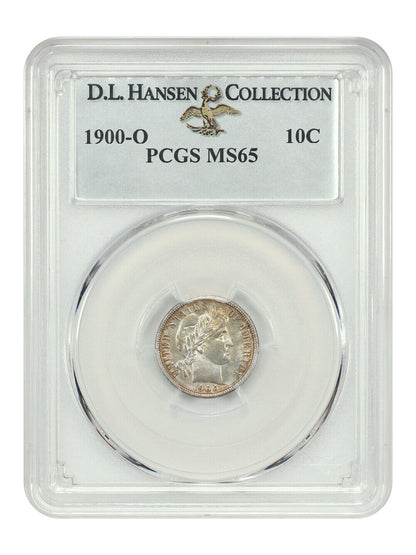 1900-O 10C PCGS MS65 ex: D.L. Hansen