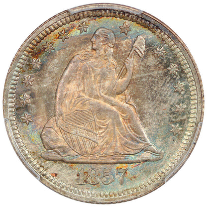 1857 25C PCGS MS67 ex: D.L. Hansen/Pogue