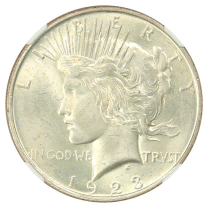 1923-D $1 NGC MS64 - Peace Dollar