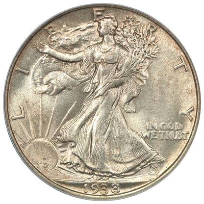 1938 50C PCGS MS65 - Walking Liberty Half Dollar