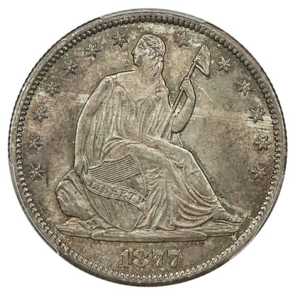 1877-CC 50C PCGS MS65 ex: D.L. Hansen