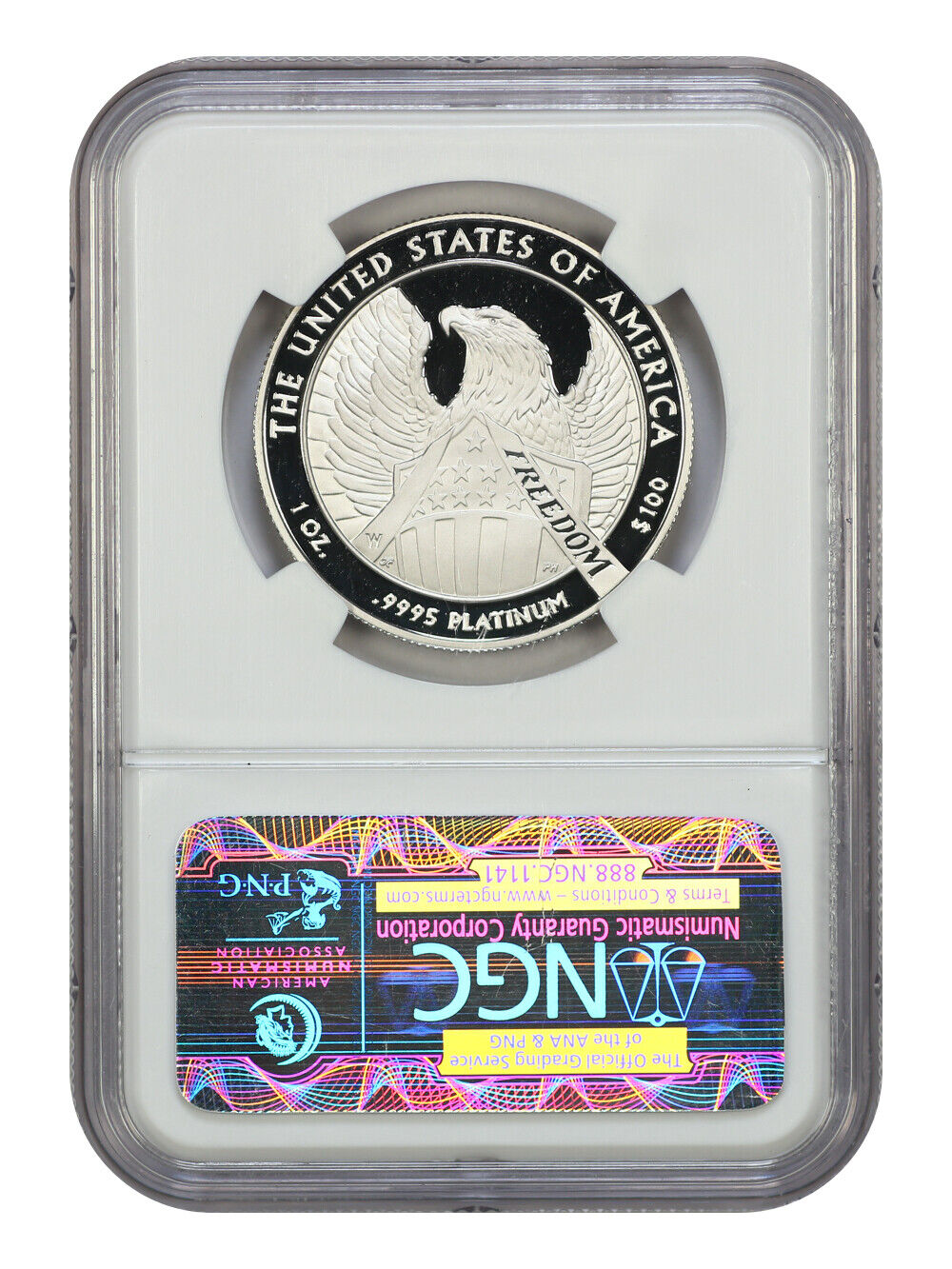 2007-W $100 Statue of Liberty NGC PR70DCAM - $100 Platinum Eagles