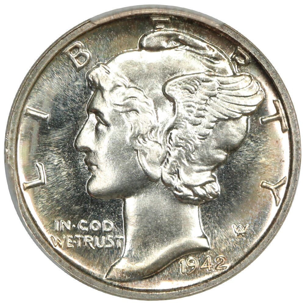 1942 10C CACG PR66 - Mercury Dime