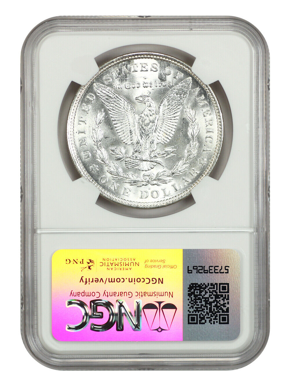 1921-D $1 NGC MS66+ - Morgan Dollar