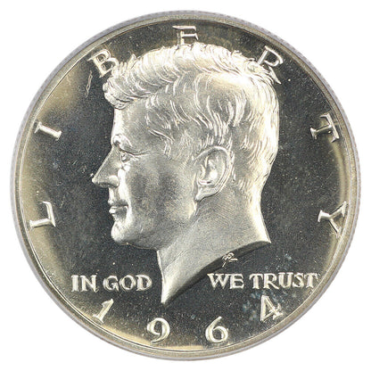 1964 50C Accented Hair PCGS PR68CAM - Kennedy Half Dollar