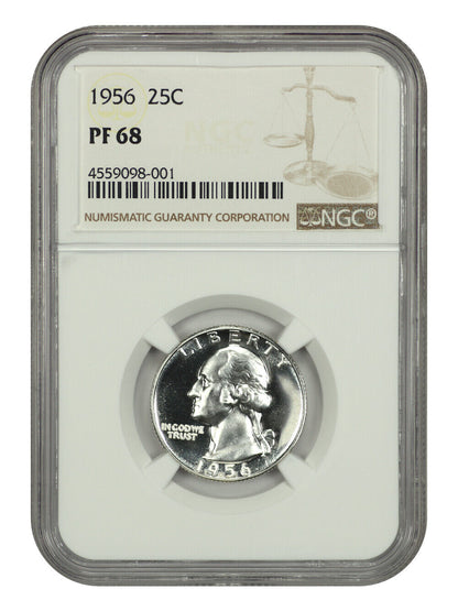 1956 25C NGC PR68 - Washington Quarter