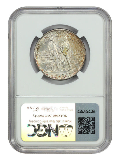 1936-S 50C Boone NGC/CAC MS67+ - Classic Silver Commemorative