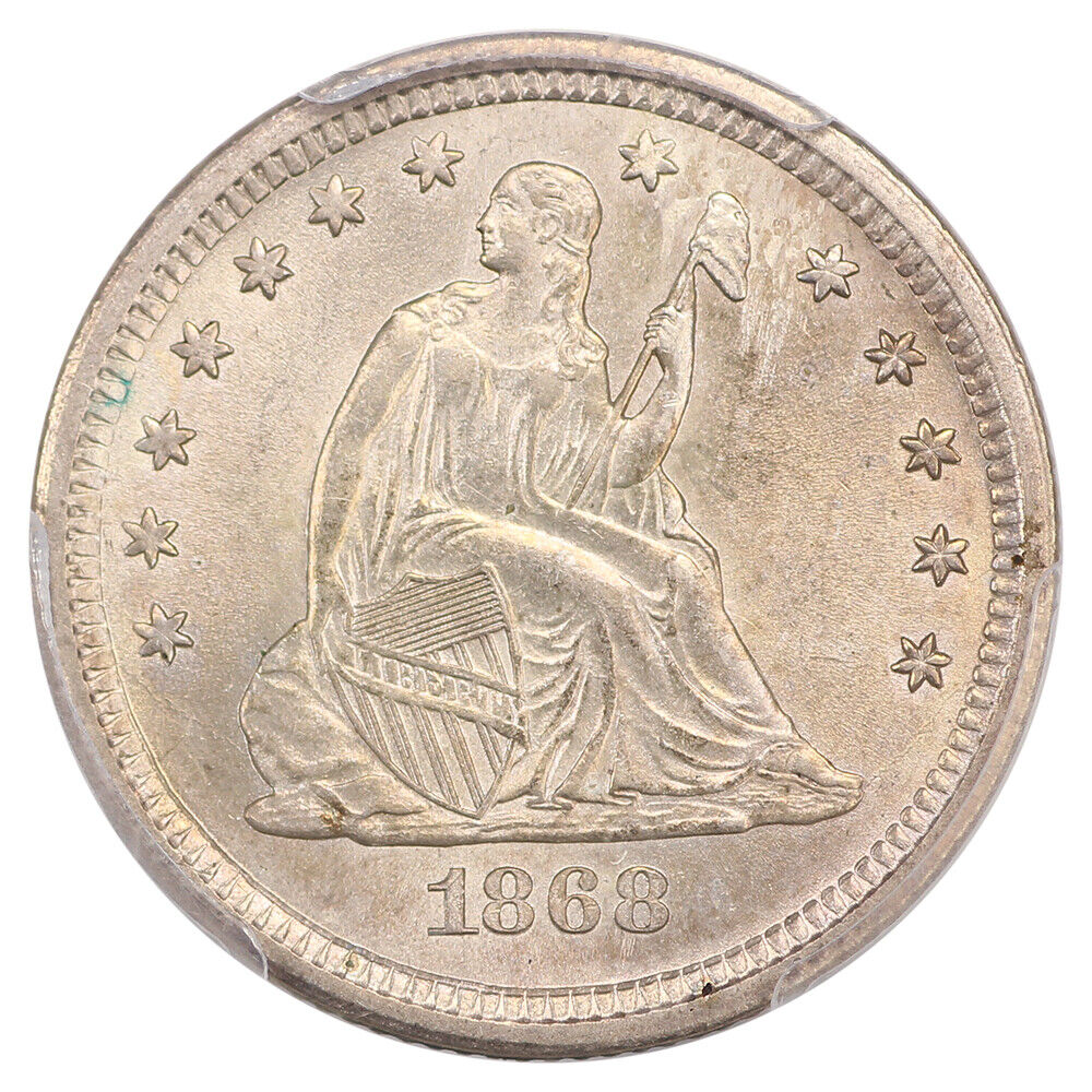 1868-S 25C PCGS MS63 ex: D.L. Hansen