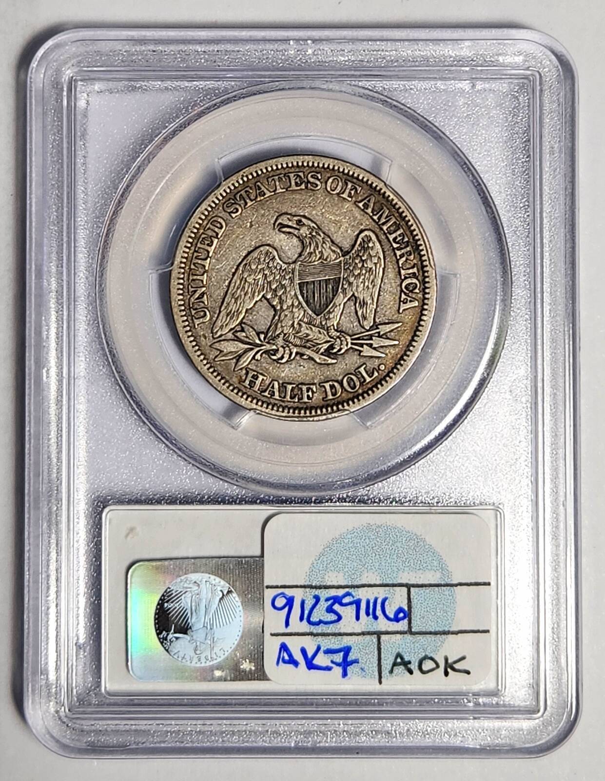 1846 P Half Dollars Liberty Seated PCGS VF-35 Tall Date