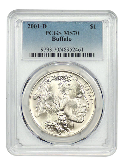 2001-D $1 Buffalo PCGS MS70