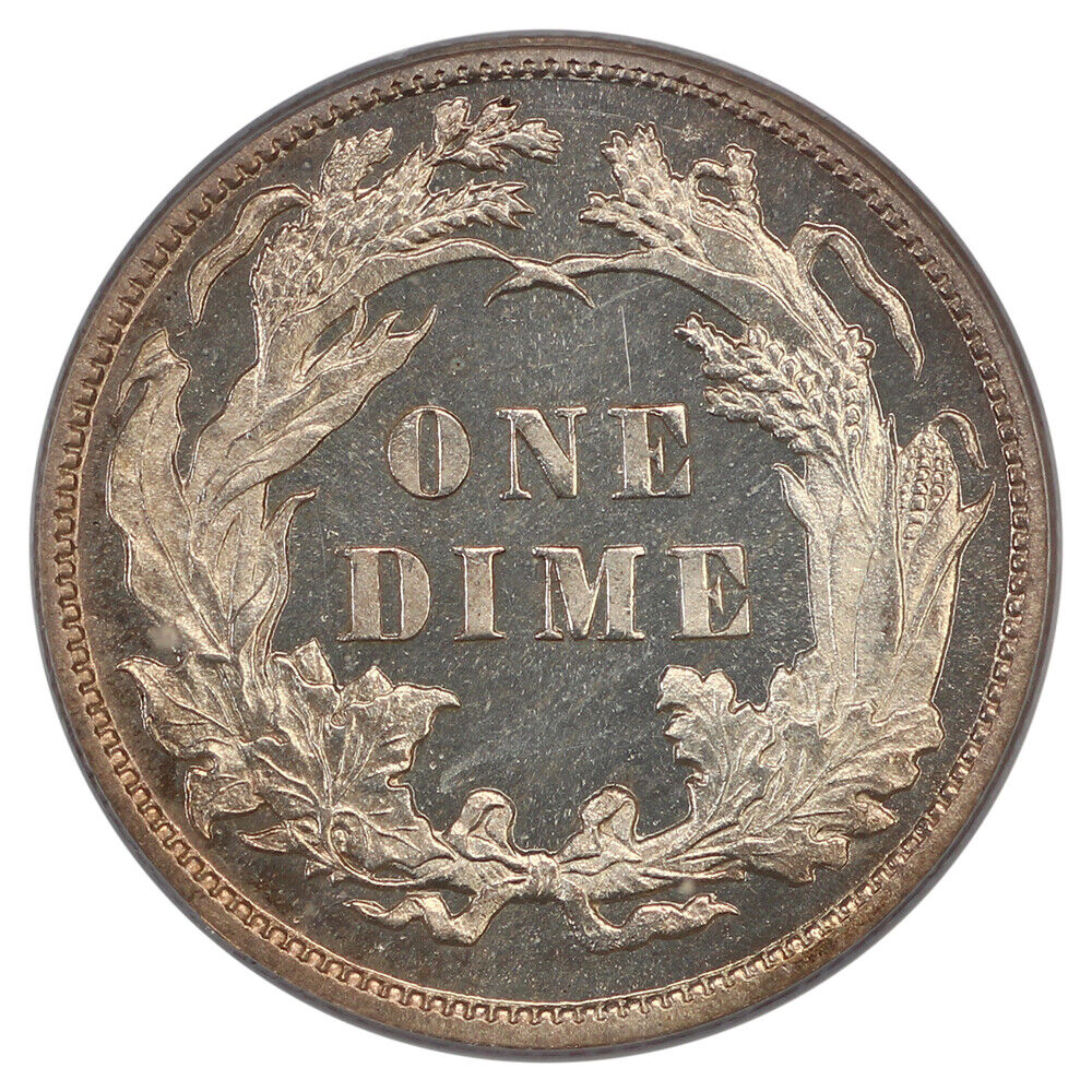 1887 10C PCGS/CAC PR65 (OGH) - Liberty Seated Dime