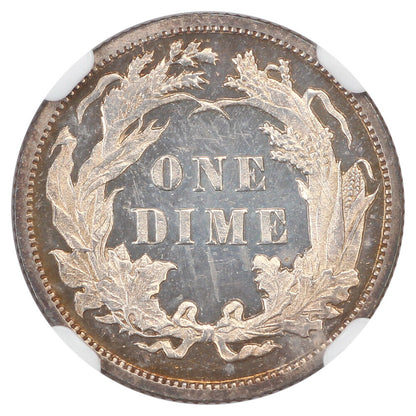 1891 10C NGC PR64 - Liberty Seated Dime