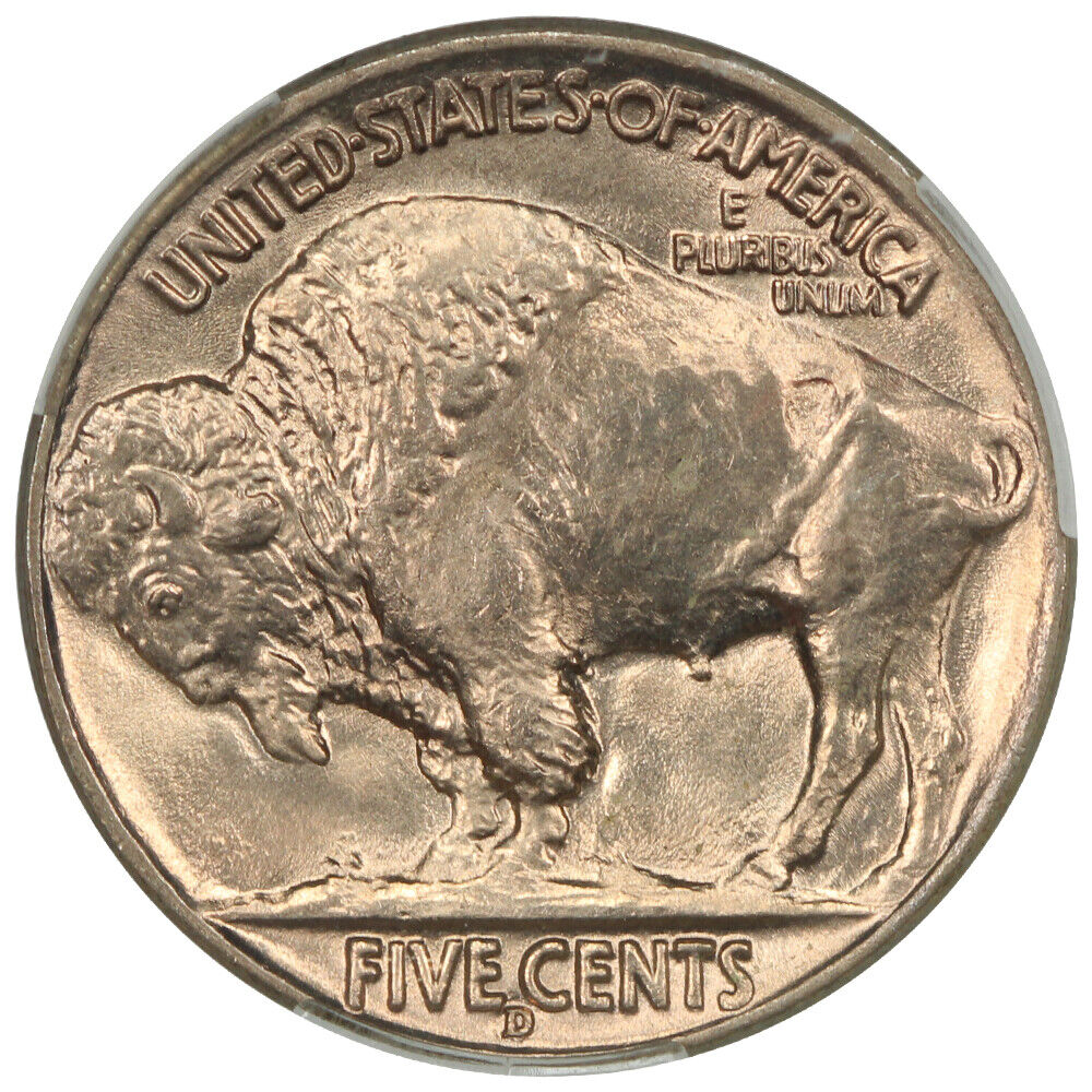 1937-D 5C CACG MS66 - Buffalo Nickel