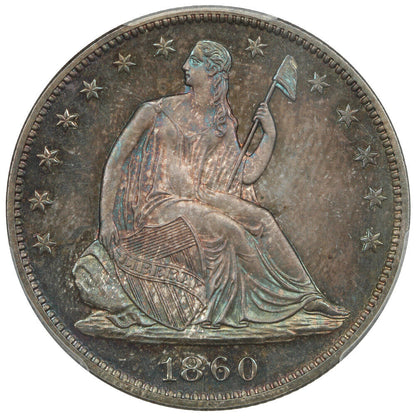 1860 50C PCGS PR66+ ex: D.L. Hansen