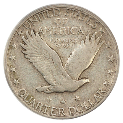 1923-S 25C PCGS VF35 - Standing Liberty Quarter - Scarce Date