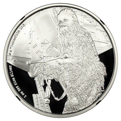 Niue: 2017 $2 Star Wars Chewbacca NGC PR69DCAM (One of First 1500 Struck)