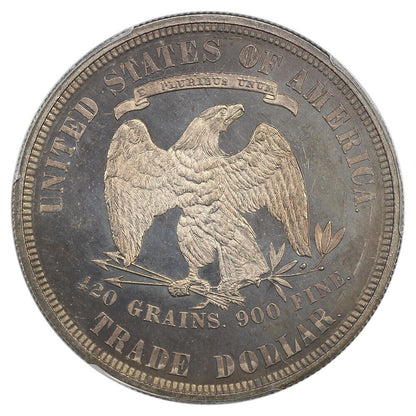 1877 Trade $1 PCGS Proof 65 CAM ex: D.L. Hansen