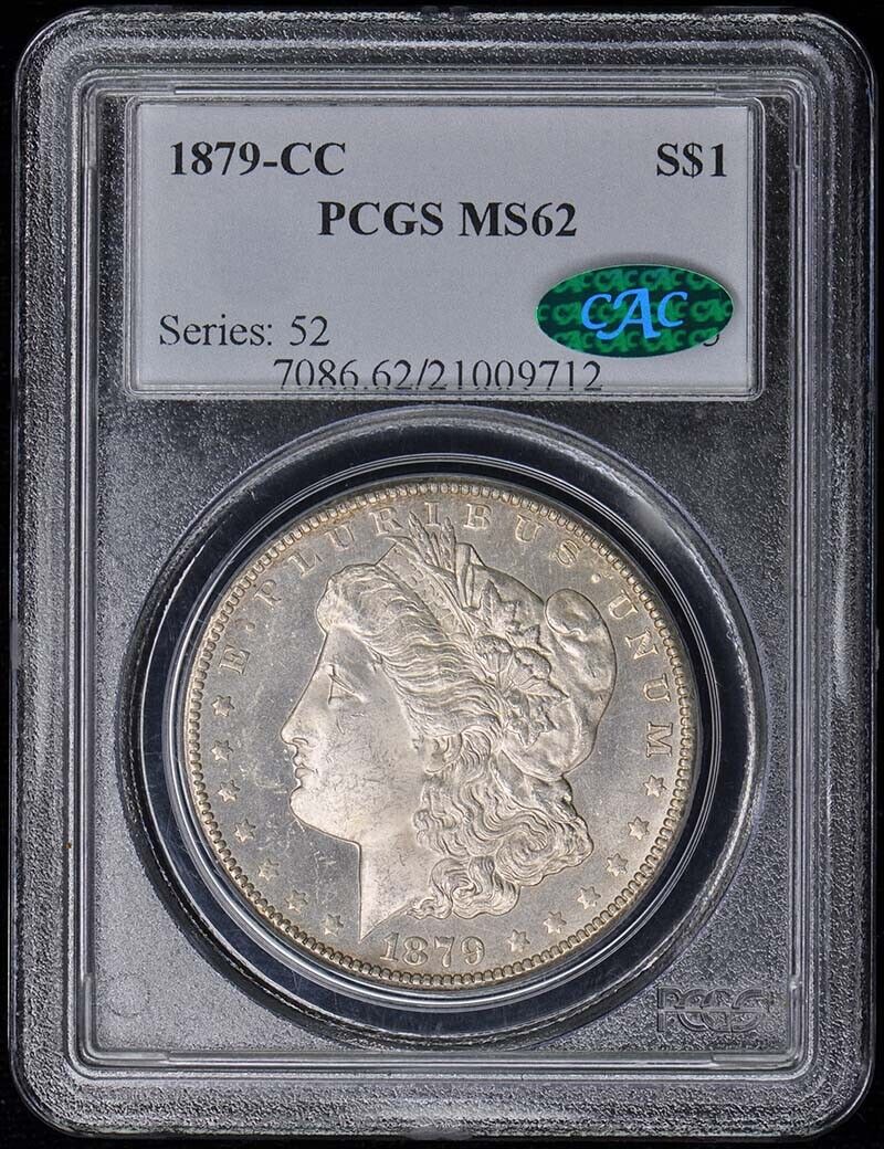 1879-CC $1 Morgan Dollar PCGS MS62