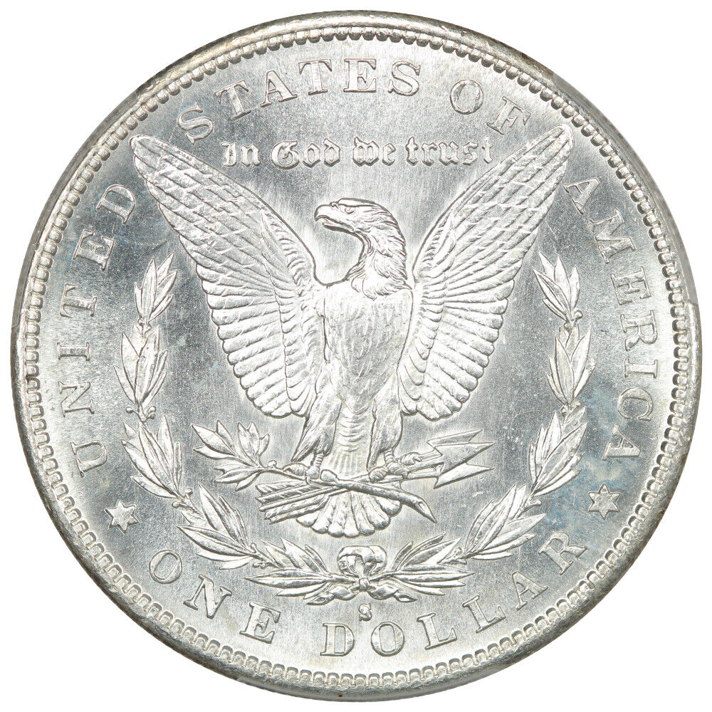 1889-S $1 PCGS MS62 - Morgan Dollar