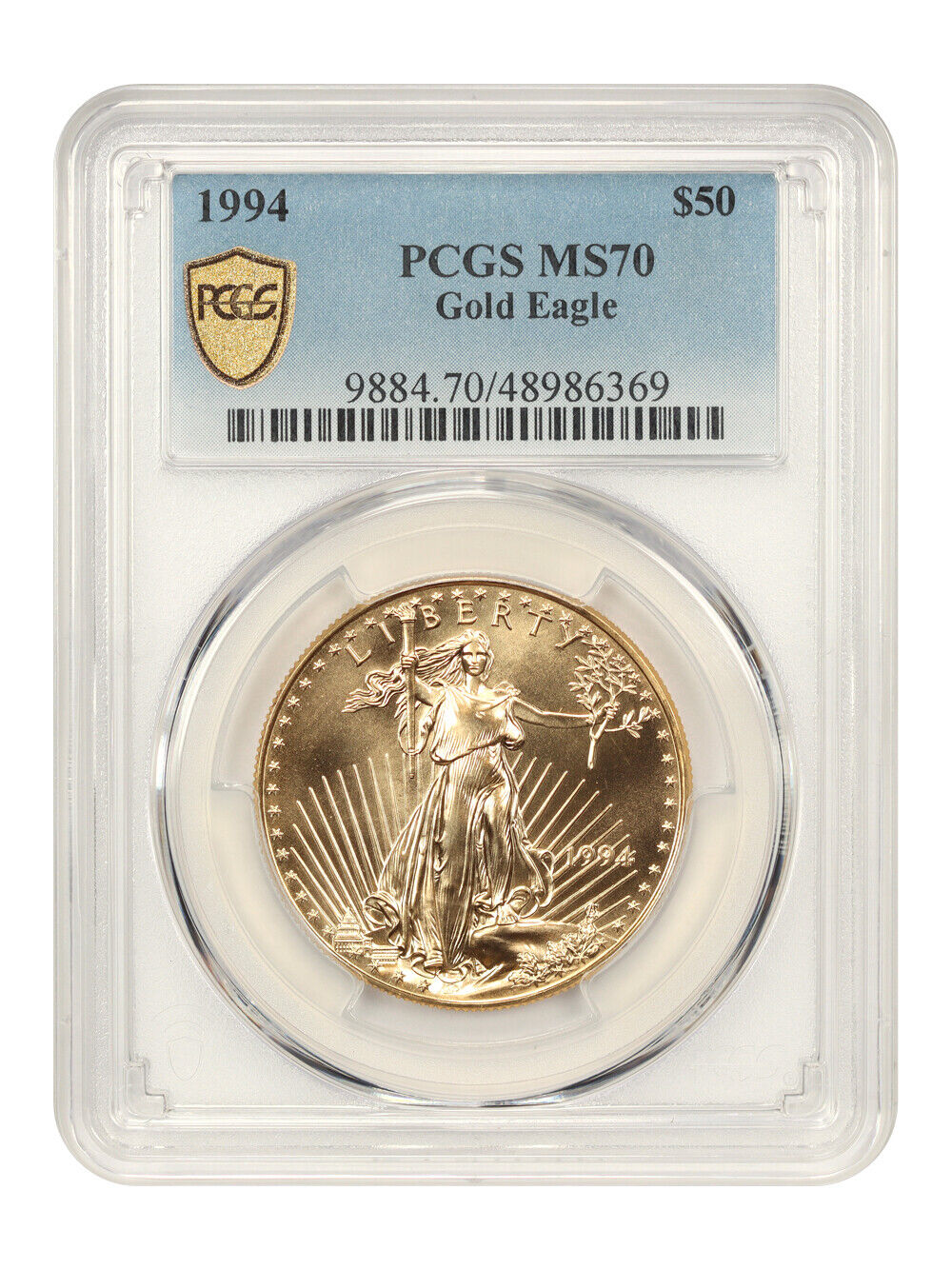 1994 $50 Gold Eagle PCGS MS70