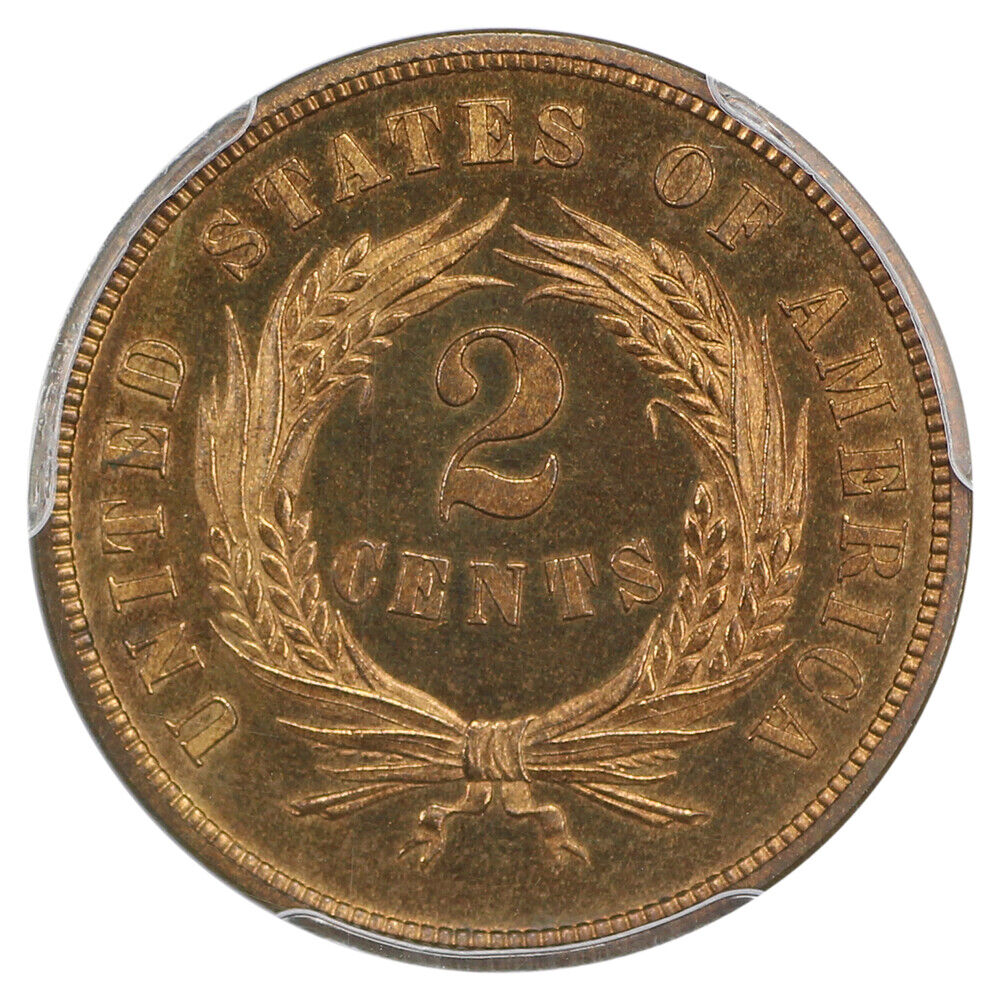 1867 2C PCGS PR66RD CAM ex: D.L. Hansen